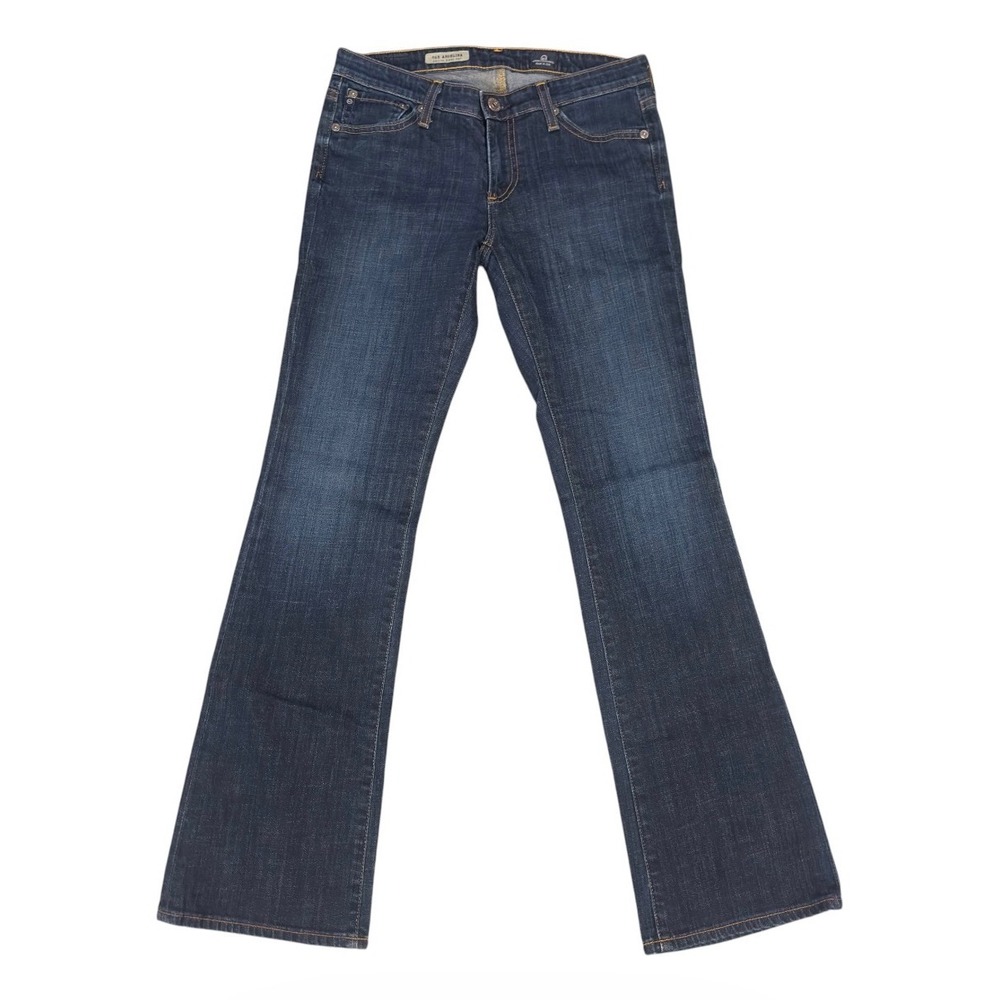 AG Adriano Goldschmied The Angelina Petite Boot Cut Jeans Dark Wash 27R USA